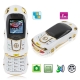 FF White, Sports Car Style, Bluetooth FM function Slide Design Mobile Phone, Dual sim card Dual standby, Dual band, Network: GSM900 / 1800MHZ
