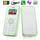 H01 Light Green, Dual sim card Dual standby, Dual Cameras ,Support Flashlight / JAVA / FM / Bluetooth / MSN / Facebook / Yahoo, Quad band, Network: GSM850/900/1800/1900MHZ