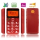 XYH-002 Red, Elders Super Simple GSM Unlocked Mobile Phone, Support FM radio, LED Flashlight, SOS function, Quad band, Network: GSM850/ 900 / 1800/ 1900MHZ