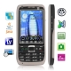 ChangJiang A838 Black, Russian Keyboard, Analog TV (PAL/NTSC/SECAM), JAVA Bluetooth FM Function Touch Screen Mobile Phone, Dual sim card Dual standby Dual camera, Quad band, Network: GSM850/ 900 / 1800/ 1900MHZ