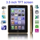 Dapeng T8100 ePad Phone, Analog TV (SECAM/PAL/NTSC),Facebook & Google Map & WIFI & JAVA & Bluetooth & FM Function Touch Mobile Phone, Dual Sim cards Dual standby Dual cameras, Slip-operation can change the menu (3 pages of menus), Quad band, Network: GSM850/900/1800/1900MHZ (Golden)