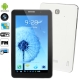 Dapeng T8100 ePad Phone, Analog TV (SECAM/PAL/NTSC),Facebook & Google Map & WIFI & JAVA & Bluetooth & FM Function Touch Mobile Phone, Dual Sim cards Dual standby Dual cameras, Slip-operation can change the menu (3 pages of menus), Quad band, Network: GSM850/900/1800/1900MHZ (White)