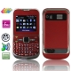 E82, 4 Sim cards 4 standby,Facebook & Yahoo & Google & eBuddy & Bluetooth & FM function Mobile Phone, Dual band, Network: GSM900/ 1800MHZ (Red)