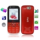 FX3 Pro, 4 Sim cards 4 standby,  Analog TV (SECAM/PAL/NTSC) & Bluetooth FM function Mobile Phone, Quad band, Network: GSM850/ 900 / 1800/ 1900MHZ