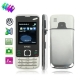 6700 Silver, 4 Sim cards 4 standby, Russia Keyboard, Bluetooth FM function Mobile Phone, Quad band, Network: GSM850/ 900 / 1800/ 1900MHZ