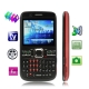F52 Black, 4 Sim cards 4 standby, Analog TV (PAL/NTSC), Bluetooth FM function Mobile Phone, Quad band, Network: GSM850/ 900 / 1800/ 1900MHZ