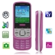 F9606 Purple, Analog TV (SECAM/PAL/NTSC), Bluetooth / FM function Slide Mobile Phone, Big Speaker, Dual Sim cards Dual standby, Dual Cameras, Quad band, Network: GSM850/ 900 / 1800/ 1900MHZ