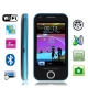 D988, DVB-T (MPEG-2/4), Wifi JAVA Bluetooth FM function Touch Screen Mobile Phone, Dual Sim cards Dual standby Dual camera, Slip-operation can change the menu (3 pages), Quad band, Network: GSM850/ 900 / 1800/ 1900MHZ