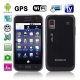A9000 Black, GPS + Android 2.2 Version, 4.0 inch Touch Screen, Analog TV (SECAM/PAL/NTSC), Wifi & Bluetooth FM function Mobile Phone, Slip-operation can change the menu (3 pages), Dual Sim cards Dual standby Dual Cameras, Quad band, Network: GSM850/ 900 / 1800/ 1900MHZ