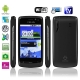 A8 Black, AGPS + Android 2.2 Version, 3.6 inch Touch Screen, Analog TV (SECAM/PAL/NTSC), Wifi Bluetooth FM function Mobile Phone, Slip-operation can change the menu (3 pages), Dual Sim cards Dual standby Dual Cameras, Quad band, Network: GSM850/ 900 / 1800/ 1900MHZ