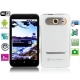 Hero H7000 White + GPS, Android 2.2 Version, 4.3 inch Capacitive Touch Screen, Wifi & Bluetooth FM function Mobile Phone, Dual Sim cards Dual standby, Quad band, Network: GSM850/ 900 / 1800/ 1900MHZ