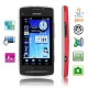 N9-01 Red, Bluetooth FM function Touch Screen Mobile Phone, Dual Sim cards Dual standby, Quad band, Network: GSM850/ 900 / 1800/ 1900MHZ
