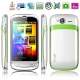 X9 White, JAVA + Bluetooth + FM Radio Function Touch Screen Mobile Phone, Daul Card Dual Standby Dual Camreras, Three Band, Network: GSM 850/ 900 /1800MHz
