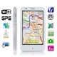 T8300 White, GPS Navigator, Analog TV (PAL/NTSC/SECAM), Wifi JAVA Bluetooth FM function Touch Screen Mobile Phone with Battery Back cover, Dual Sim cards Dual standby, Quad band, Network: GSM850/ 900 / 1800/ 1900MHZ