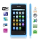 L9/N9 Blue, Analog TV (PAL/NTSC/SECAM), Wifi JAVA Bluetooth FM function Touch Screen Mobile Phone, Quad band, Network: GSM850/ 900 / 1800/ 1900MHZ