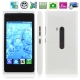 N9 White, Built in Li-ion Battery, Bluetooth FM Function Touch Screen Mobile Phone Dual Sim Cards Dual Standby, Dual Cameras, Dual Band, Network: GSM 900 / 1800MHZ