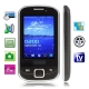 S5670 Black, Analog TV (PAL/NTSC), Bluetooth FM function Touch Screen Mobile Phone, Dual band, Network: GSM 900 / 1800MHZ