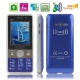 N22 Blue, Arabic keyboard, Support Flashlight / Money Detector Light, Bluetooth FM function Mobile Phone, Dual Sim cards Dual standby, Dual band, Network: GSM900 / 1800MHZ