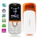D500 Orange, Arabic keyboard, Bluetooth FM function Mobile Phone, Dual Sim cards Dual standby, Dual band, Network: GSM900 / 1800MHZ