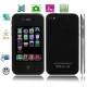 F5 Black, JAVA Bluetooth FM function touch Screen Mobile Phone, Slip-operation can change the menu (6 pages of menus), Swing change the music, Dual Cameras, Quad band, Network: GSM850/ 900 / 1800/ 1900MHZ (Without Logo)