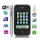 P5 Black, Analog TV (PAL/NTSC), 90 degree menu rotation, Wifi JAVA Bluetooth FM Function Touch Screen Mobile Phone, Slip-operation can change the menu (3 pages of menus), Dual Sim cards Dual standby, Quadband, Network: GSM850/900/1800/1900MHZ