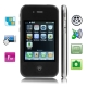 I5+++ Black, Bluetooth FM function Touch Screen Mobile Phone, Dual Sim cards Dual standby Dual camera, Slip-operation can change the menu (6 pages), Quad band, Network: GSM850/ 900 / 1800/ 1900MHZ