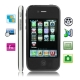 P5000 Black, Bluetooth FM Function Touch Screen Mobile Phone, Slip-operation can change the menu (6 pages), Dual Sim cards Dual standby, Quad band, Network: GSM850/900/1800/1900MHZ