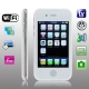 Phone 5 White, Wifi Bluetooth FM Function, Analog TV (PAL/NTSC), 3.5 inch Touch Screen Mobile Phone, Slip-operation can change the menu (4 pages), Dual Sim cards Dual standby, Quad band, Network: GSM850/900/1800/1900MHZ