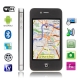 4S Black, GPS + AGPS, Analog TV (SECAM/PAL/NTSC), Wifi Bluetooth FM Function Mobile Phone, Slip-operation can change the menu (4 pages), Quad band, Network: GSM850/900/1800/1900MHZ