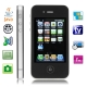 4S Black, Analog TV (SECAM/PAL/NTSC), JAVA Bluetooth FM function Touch Screen Mobile Phone, Dual Sim cards Dual standby Dual camera, Slip-operation can change the menu, Quad band, Network: GSM850/ 900 / 1800/ 1900MHZ