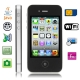 P4000S Black, Capacitive Screen, Wifi JAVA Bluetooth FM Function 3.5 inch Touch Screen Mobile Phone with 4GB Memory, Built in Li-ion Battery, Slip-operation can change the menu, Single Sim card Single standby, Quad band, Network: GSM850/900/1800/1900MHZ