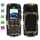 S8 Camouflage, Dustproof + Shockproof Mobile Phone with Flashlight, Bluetooth & FM Function, Single SIM Card, Long Standby Time, Network: GSM900/ 1800/ 1900MHz