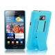 Plastic Case with Holder for Samsung Galaxy S2 / i9100 (Baby Blue)