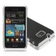 White Silicone + Black Plastic Case for Samsung i9100 / Galaxy S2