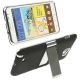 Detachable Plastic Case with Holder for Samsung Galaxy Note / i9220 / N7000 (Black)
