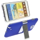 Detachable Plastic Case with Holder for Samsung Galaxy Note / i9220 / N7000 (Blue)