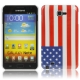 USA Flag Plastic Case for Samsung Galaxy Note / i9220 / N7000