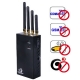 High Power Handheld Mobile Phone & Wi-Fi Signal Jammer (Coverage: 5~15 meters), Black