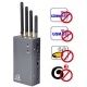 High Power Handheld Mobile Phone/Wi-Fi/GPS Signal Jammer (Coverage: 5~15 meters),Grey