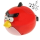 Angry Birds Style Mini Speaker, Size: 90 x 57 x 57mm (Red)