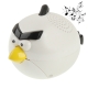 Angry Birds Style Mini Speaker, Size: 90 x 57 x 57mm (White)
