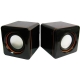 3D sound technology with 2.0 channel mini speaker system