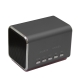 Music Angel Micro SD/TF Mini Speaker JH-MD05, Built in Rechargeable Li-ion Battery (Black)