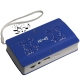 Portable Mini MP3 Speaker, FM Radio, with TF /USB Host/ FM, Built in Rechargeable Li-ion Battery (Blue)
