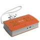 Portable Mini MP3 Speaker, FM Radio, with TF /USB Host/ FM, Built in Rechargeable Li-ion Battery (Orange)
