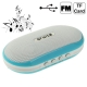 Multimedia Card Reader Speaker with FM Radio, Support TF Card / U Flash Disk (Blue)