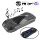 Mini Car Style Speaker with Colorful LED Lights, Support U Disk & TF Card Reader / FM Radio Function (Gray)