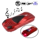 Mini Car Style Speaker with Colorful LED Lights, Support U Disk & TF Card Reader / FM Radio Function (Red)
