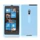 Translucent Silicone Case for Nokia Lumia 800 (Baby Blue)