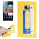 Tape Style Silicon Case for Samsung Galaxy S II / i9100 (Yellow)